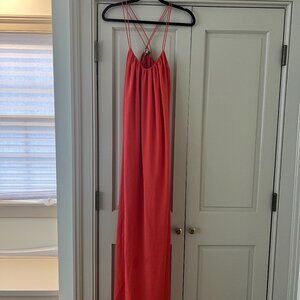 Size 6 Asos Maxi Dress, Coral
